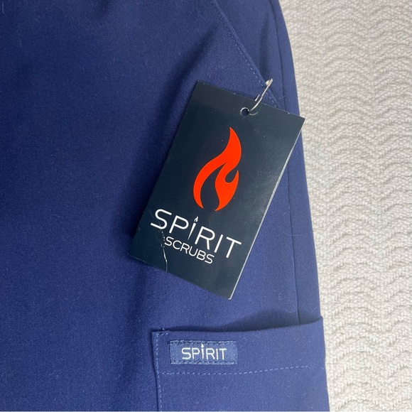 spirit scrubs / navy blue joggers size small - Picture 9 of 11